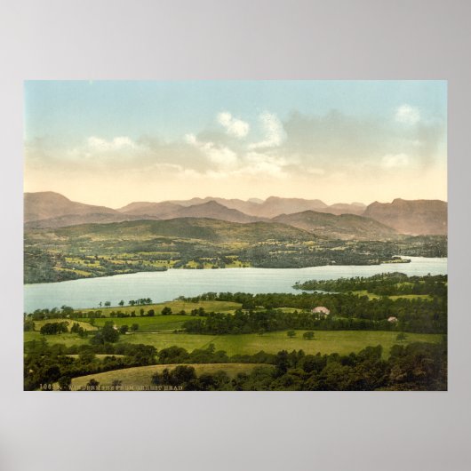 Lake Windermere I, Lake District, Cumbrien, Englan Poster (Vorne)