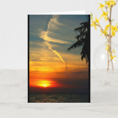 Lake Winnebago Sunset Denken Sie an Sie Karte (Gelbe Blume)