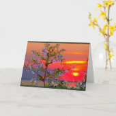 Lake Winnebago Sunset Denken Sie an Sie Karte (Gelbe Blume)