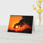 Lake Winnebago Sunset Denken Sie an Sie Karte (Gelbe Blume)