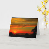 Lake Winnebago Sunset Denken Sie an Sie Karte (Gelbe Blume)