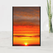 Lake Winnebago Sunset Denken Sie an Sie Karte (Vorderseite)