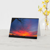 Lake Winnebago Sunset Denken Sie an Sie Karte (Gelbe Blume)