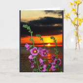 Lake Winnebago Sunset Denken Sie an Sie Karte (Gelbe Blume)