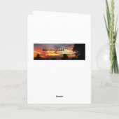 Lake Winnebago Sunset Denken Sie an Sie Karte (Rückseite)