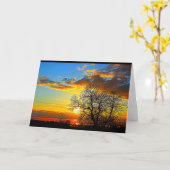 Lake Winnebago Sunset Denken Sie an Sie Karte (Gelbe Blume)