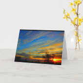 Lake Winnebago Sunset Denken Sie an Sie Karte (Gelbe Blume)