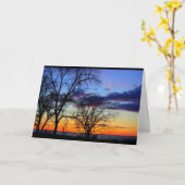 Lake Winnebago Sunset Denken Sie an Sie Karte (Gelbe Blume)