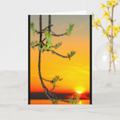 Lake Winnebago Sunset Denken Sie an Sie Karte (Gelbe Blume)