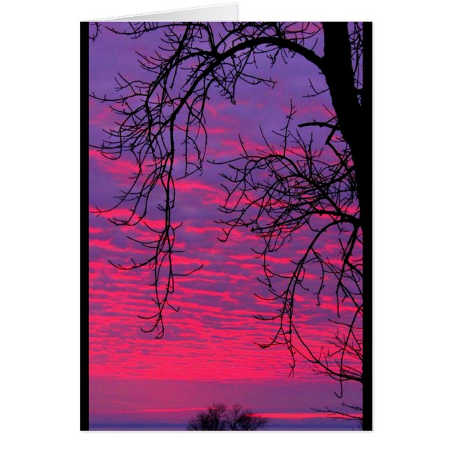 Lake Winnebago Sunset Jede Occasion Card (Vorne)