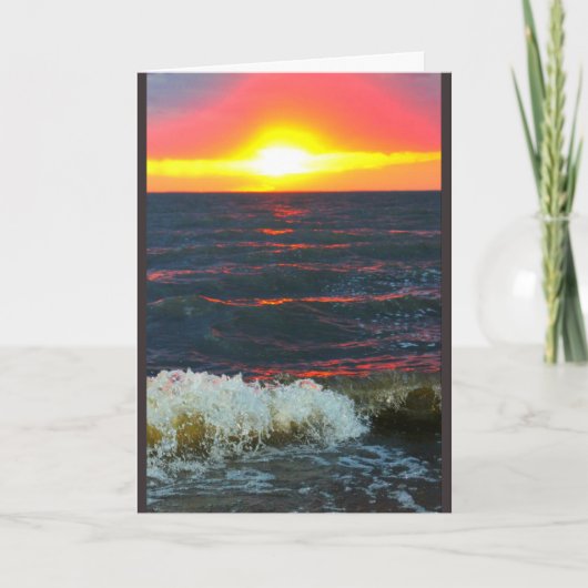 Lake Winnebago Sunset Jede Occasion Card Karte (Vorderseite)