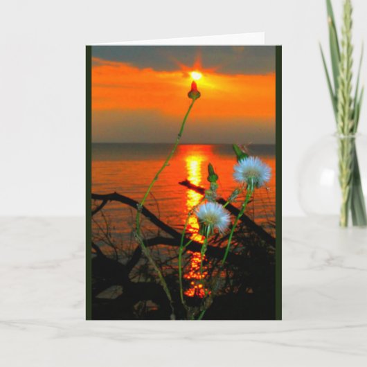 Lake Winnebago Sunset Jede Occasion Card Karte (Vorderseite)