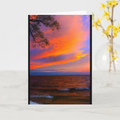 Lake Winnebago Sunset Jede Occasion Card Karte (Gelbe Blume)
