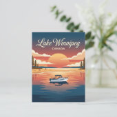Lake Winnipeg Kanada Postkarte (Stehend Vorderseite)