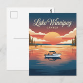 Lake Winnipeg Kanada Postkarte (Vorne/Hinten)