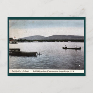 Lake Winnipesaukee, Center Harbor, NH 1913 Vintage Postkarte