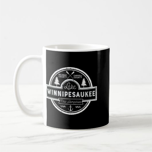 Lake Winnipesaukee New Hampshire Männer Frauen Cam Kaffeetasse (Links)