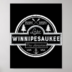 Lake Winnipesaukee New Hampshire Männer Frauen Cam Poster