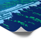 Lake Winnipesaukee New Hampshire Stadtrundgang: Poster (Ecke)