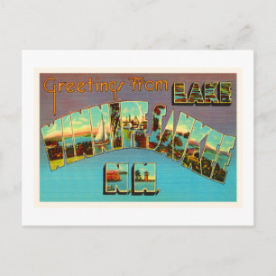 Lake Winnipesaukee New Hampshire Travel Souvenir Postkarte