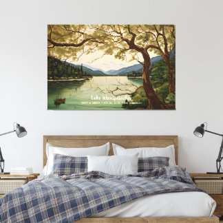 Lake Winnipesaukee New Hampshire Zuhause Wall Deco Leinwanddruck