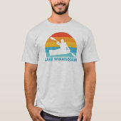 Lake Winnisquam New Hampshire Kayak T-Shirt (Vorderseite)