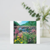 Lake Wisconsin River Ice Age Reserve Wisconsin Postkarte (Stehend Vorderseite)