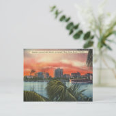 Lake Worth at the Sunset, West Palm Beach, Florida Postkarte (Stehend Vorderseite)