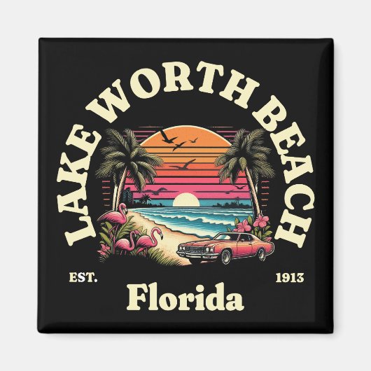 Lake Worth Beach, Florida Magnet (Vorne)
