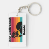 Lake Worth Beach Florida Schlüsselanhänger (Rückseite)