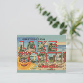 Lake Worth Florida Greetings Postkarte (Stehend Vorderseite)