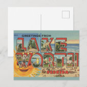 Lake Worth Florida Greetings Postkarte (Vorne/Hinten)