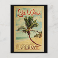 Lake Worth Palm Tree Vintage Reise