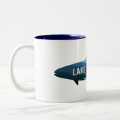 Lake Wylie North Carolina South Carolina Fisch Zweifarbige Tasse (Links)