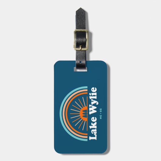 Lake Wylie North Carolina South Carolina Rainbow Gepäckanhänger (Vorderseite vertikal)