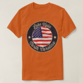 Lake Wylie - Patriotic North Carolina Souvenir T-S T-Shirt (Design vorne)