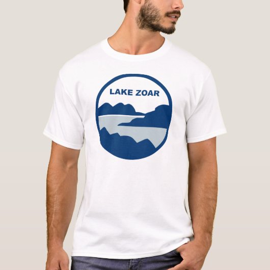 Lake Zoar Mens Basic T light T-Shirt (Vorderseite)