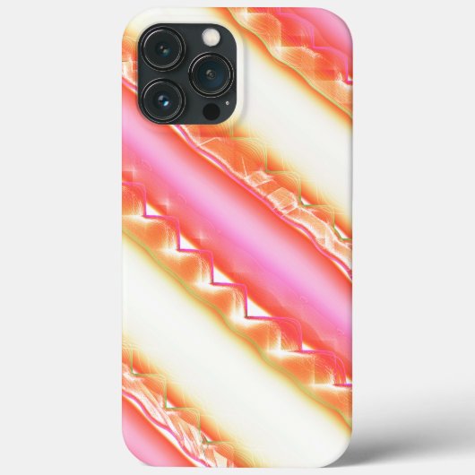 Lakeau auf breiten Streifen in seidig rosa bis bei Case-Mate iPhone Hülle (Rückseite)