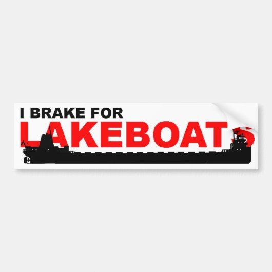 Lakeboat-Autoaufkleber — klassisch Autoaufkleber (Vorne)