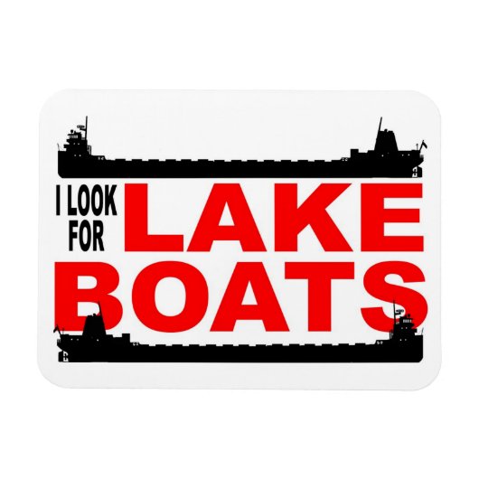 Lakebootmagnet — Klassik Magnet (Horizontal)