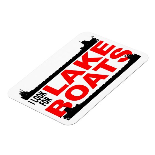 Lakebootmagnet — Klassik Magnet (Linke Seite)