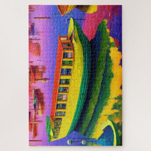 Lakehouse Boat Puzzle (Vertikal)