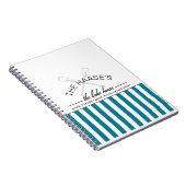 Lakehouse Lake Life Spiral Foto Notebook Notizblock (Rechte Seite)