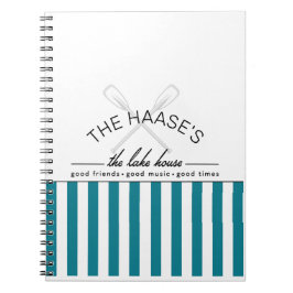 Lakehouse Lake Life Spiral Foto Notebook Notizblock