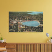 Lakeland, Florida - Aussicht auf die Stadt aus der Leinwanddruck (Insitu (Wohnzimmer))