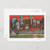 Lakeland, Florida - Große Briefmarkenszenen Postkarte (Vorne/Hinten)
