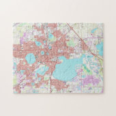 Lakeland Florida Map (1975) Puzzle (Horizontal)