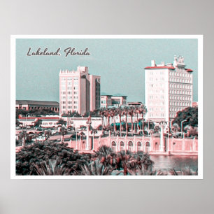 LAKELAND FLORIDA POSTER