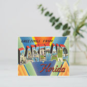 Lakeland Florida Postkarte (Stehend Vorderseite)