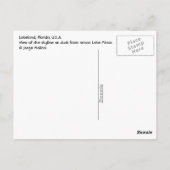 Lakeland, Florida, USA Postkarte (Rückseite)